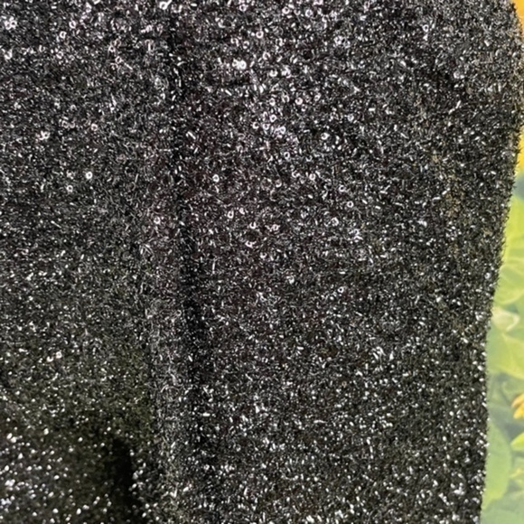 EXPRESS Black Tinsel Bermuda Shorts 4 - Picture 8 of 14